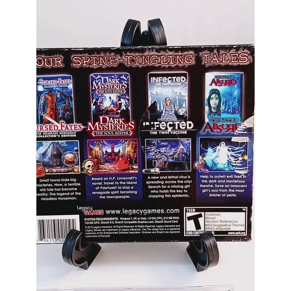 American Horror: Super Scary Hidden Object Mysteries, 4 Spine Tingling (PC Game)